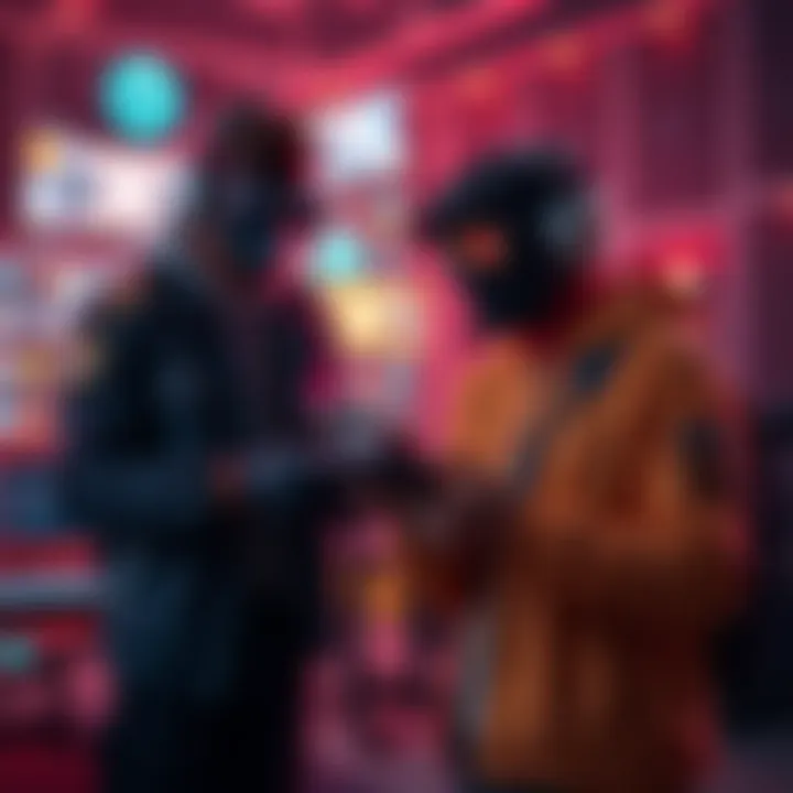 A graphic showing a partnership between a tech expert and a gamer, highlighting FPS gameplay analysis tools and support systems.