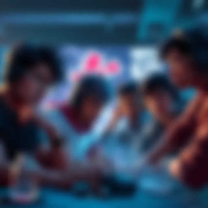 A group of gamers discussing Chat GPT's limitations while trying to adjust graphics settings in Ninja Gaiden 4, showing expressions of frustration and concern.