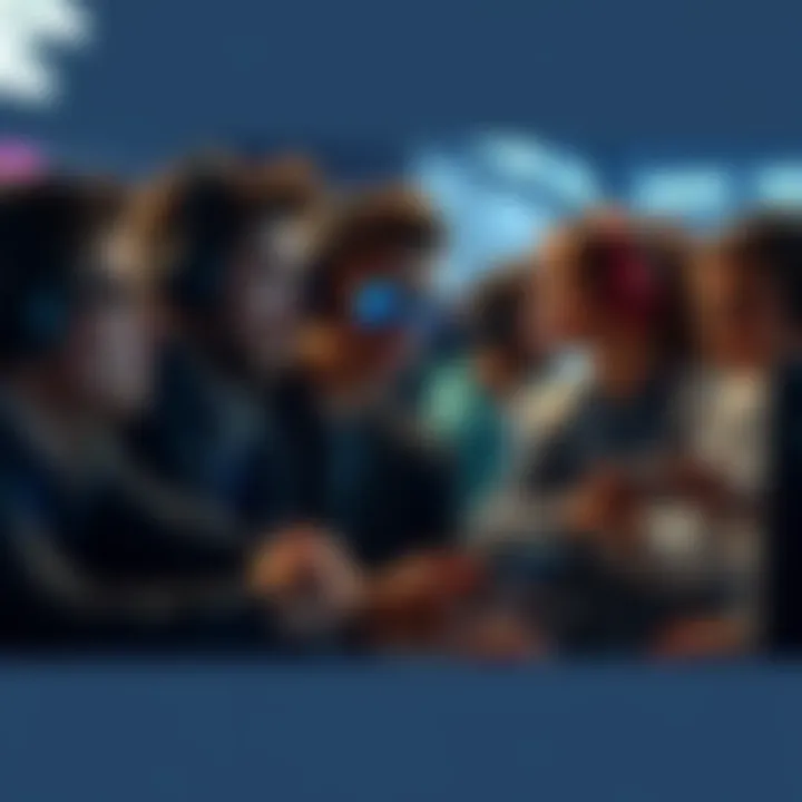 Gamers debating about Project Genie A group of gamers discussing Project Genie, some looking excited while others appear skeptical, representing the divide in opinions about AI in game development.