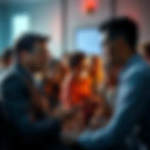 A group of diverse individuals engaging in a conversation about gender identity, showcasing different perspectives on male and female roles.