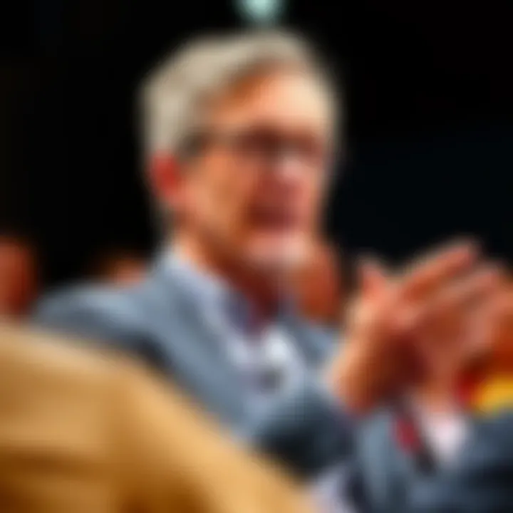 Geoffrey Hinton, known as the 'Godfather of AI,' addressing an audience about the dangers of powerful AI systems and the need for regulation.