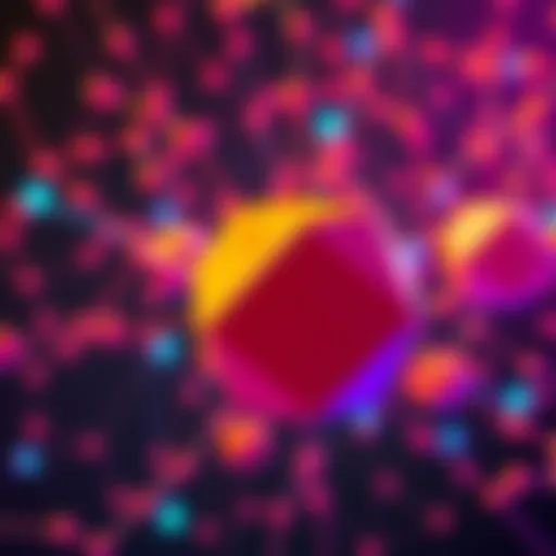 A visual representation of Geometry Nodes in Blender, showcasing node connections and 3D shapes. Ideal for transitioning from Houdini to Blender.