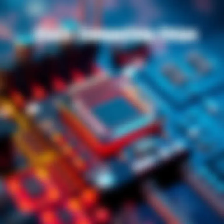 A close-up view of a high-performance computing chip made from glass, showcasing its sleek design and advanced technology.