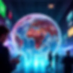 People around the world engaging with significant news developments