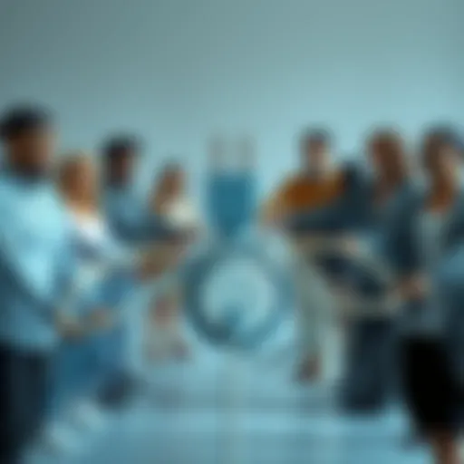 A diverse group of people holding hands around a large unplugged power cord symbolizing the halt of AI development during a crisis.