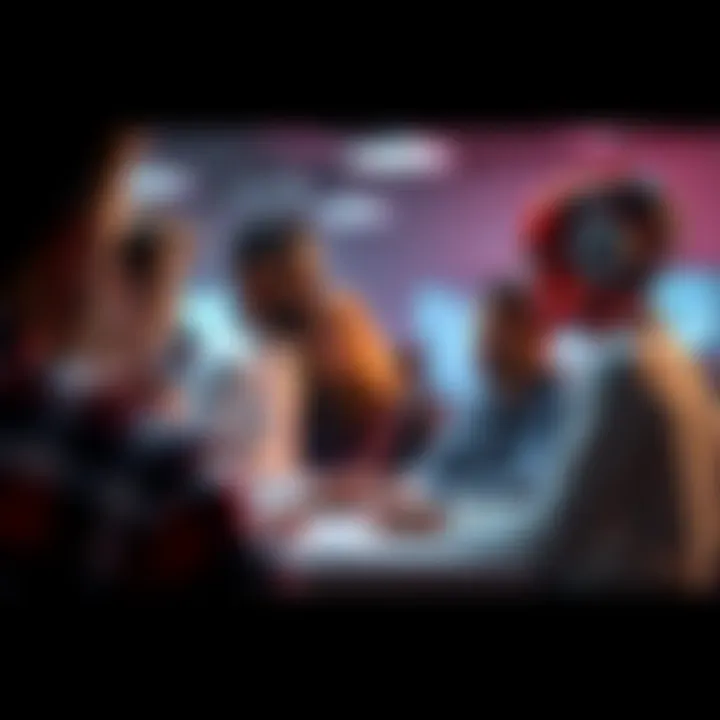 People discussing priorities for AI solutions to tackle global challenges like cancer treatment.