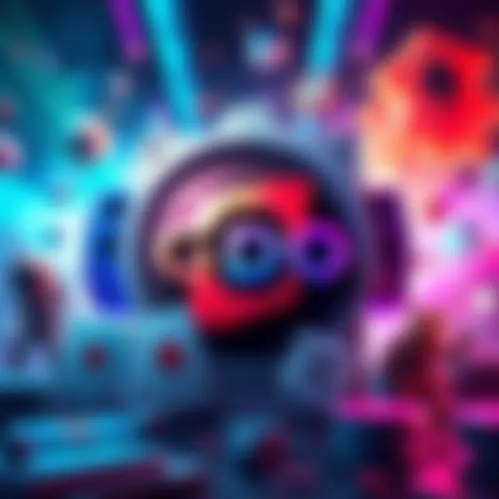 Godot 4 Game Development Courses A visual showcasing the Godot 4 logo with game development elements like cards and characters representing deckbuilding and autobattler games.