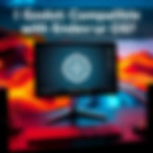 A computer screen showing the Godot Engine logo on an Endeavour OS desktop environment
