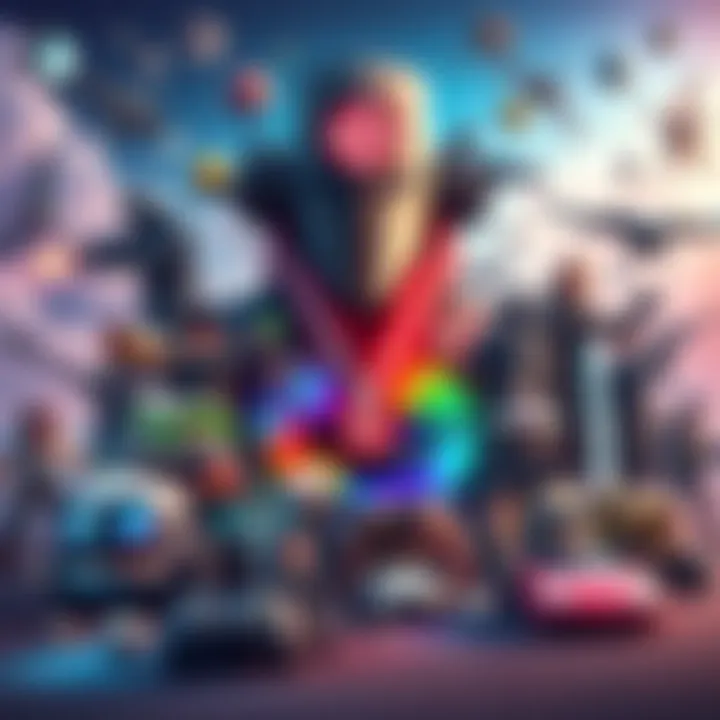 Godot Game Development A vibrant collage of various game characters and scenes created with Godot, showcasing diverse styles and genres