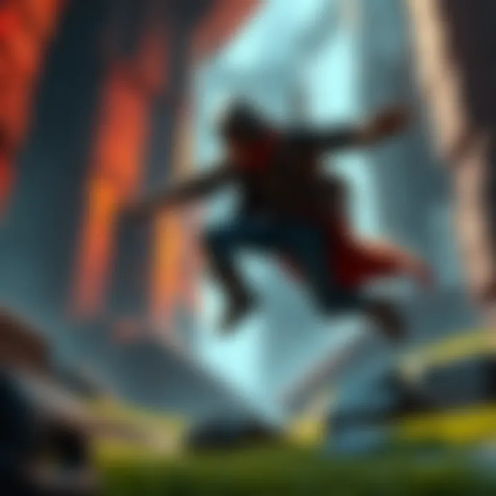 Character in Godot jumping through a level A character moves dynamically in a Godot game level, showcasing advanced movement techniques similar to the Source Engine.