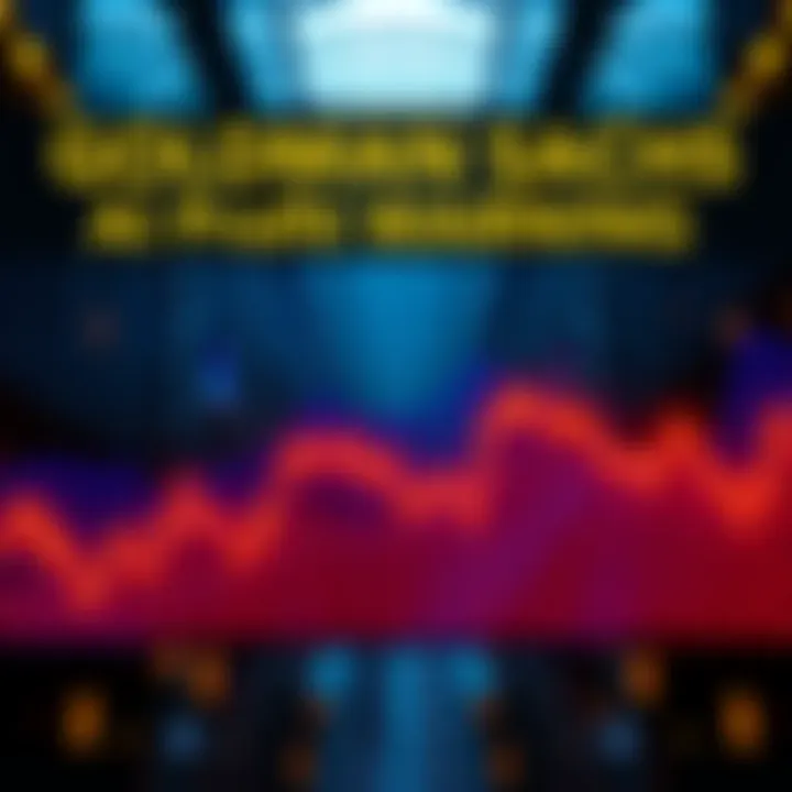 A graphic showing a stock market chart with a downward trend, symbolizing the urgency for AI companies like OpenAI and Anthropic to show profits before their IPOs.