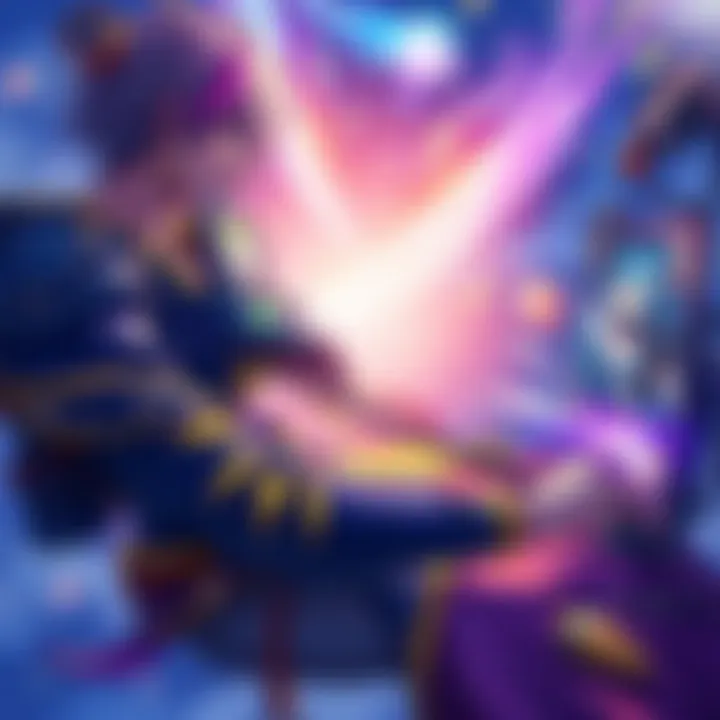 An artist creating detailed artwork for the game Good Heavens!, showcasing colorful graphics and character designs.