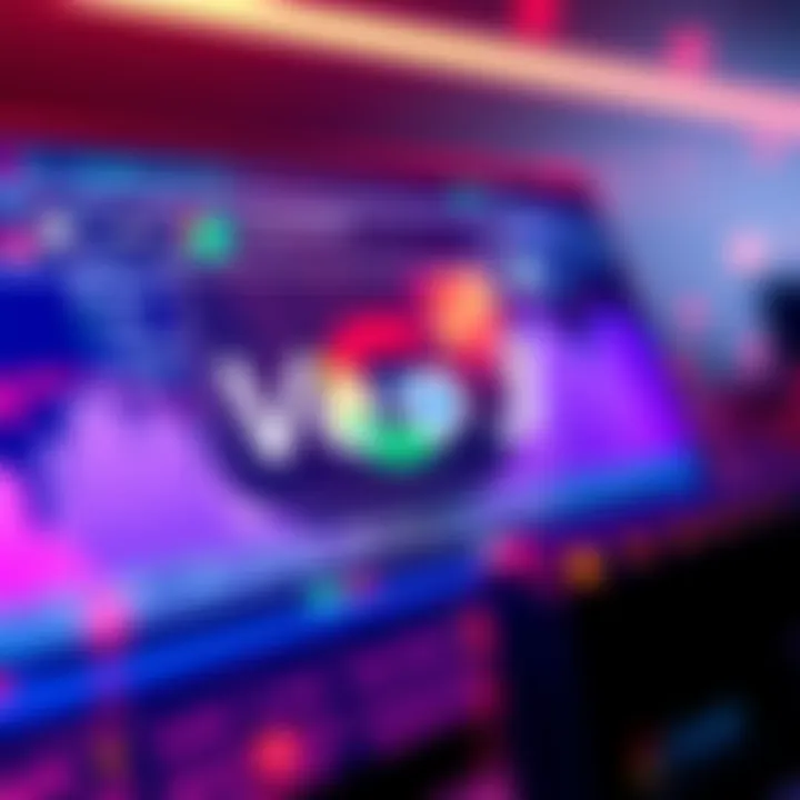 A graphic showing the interface of Google Veo 3 with animated video elements and sound waves