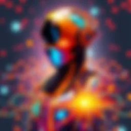 A digital representation of Google Gemini, also known as Banana Nano, symbolizing its challenges in AI development with a futuristic feel.