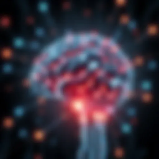 Illustration of Google's AI model 'Absolute Zero' showcasing a digital brain with glowing connections, signifying learning without data input.