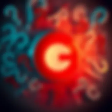 Google logo surrounded by question marks, symbolizing uncertainty about its upcoming release