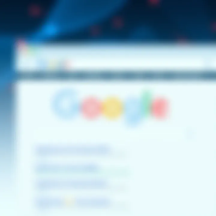 A depiction of a Google search page showing only ten results, illustrating the reduction in search visibility.