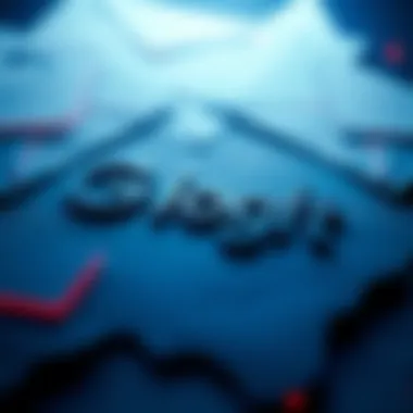 Google logo with emails and documents representing Spirit Airlines in the background