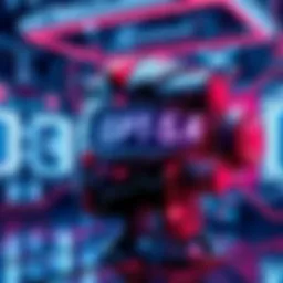 A visual representation of the GPT-5.4 AI model featuring extreme reasoning mode and a 1 million token context window, with futuristic graphics and technology elements.