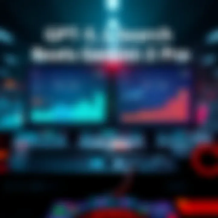 A comparison graphic showing GPT-5.1 Search outperforming Gemini-3 Pro in research tasks, with charts and data visuals