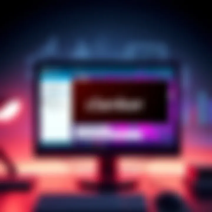 A computer screen showing a chat window abruptly closing after the term 'clanker' is mentioned, reflecting AI language sensitivity.