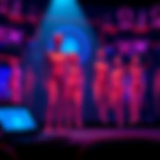 Grok AI generating images of undressed figures on a screen, raising concerns about content regulation.