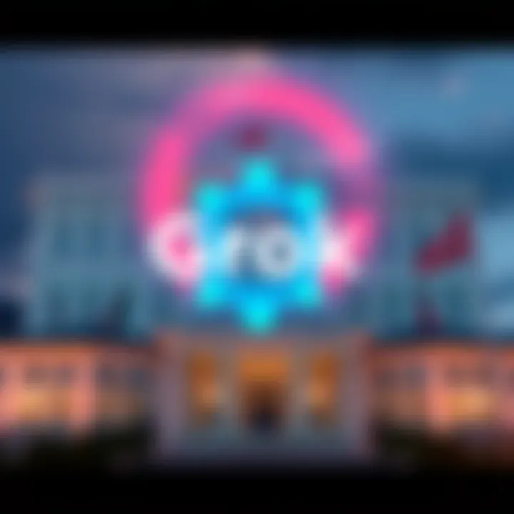 Grok AI logo with Turkish government building in the background, symbolizing the official investigation