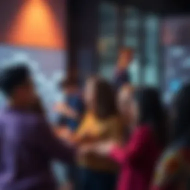 People engaged in a conversation about AI-generated videos and traditional media