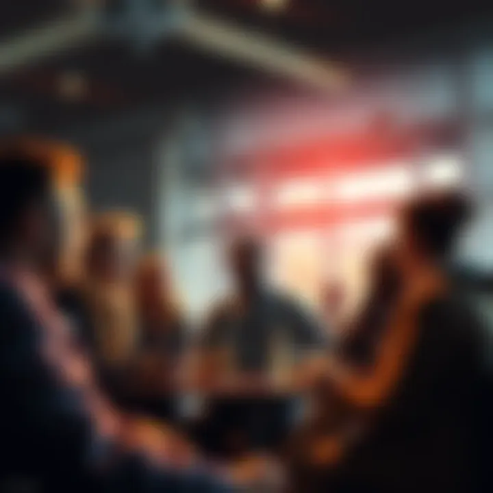 A group of diverse people engaged in a discussion about positive societal changes, sharing their views and opinions.