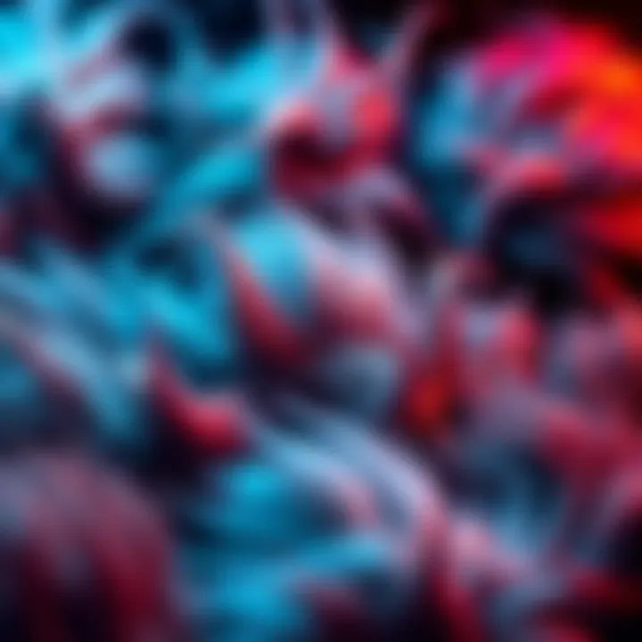 A collection of hair card textures displayed on a digital modeling interface for creating realistic fur.