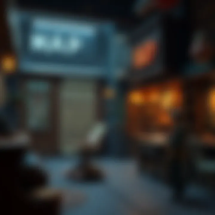 Hand-Drawn Map in Antique Shop Game A comparison scene showing a hand-drawn map alongside a standard user interface in a 1900s antique shop game setting