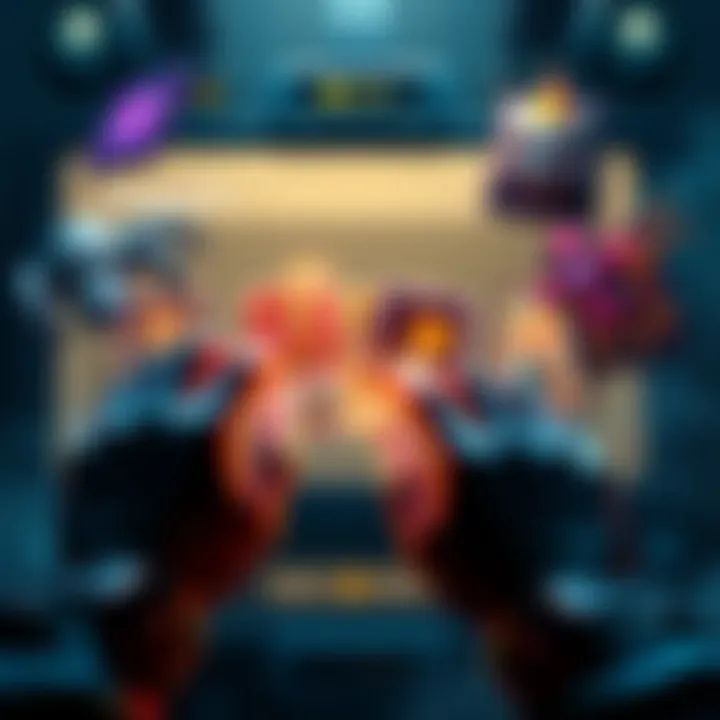 A GIF showing the completed Hand SubSystem in a Roguelike Deckbuilder game, illustrating cards being played and effects occurring on screen.