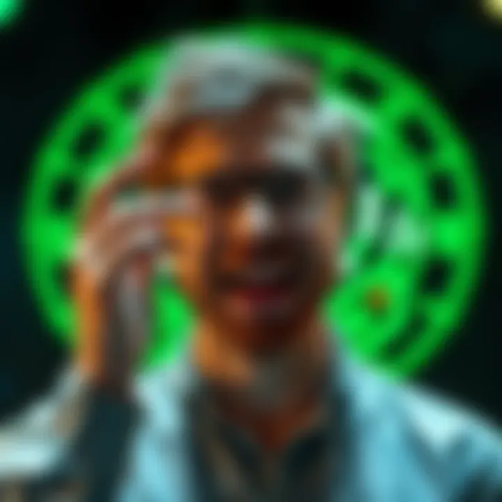 Hank Green passionately expressing his views on AI in a video