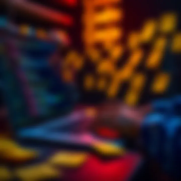 A programmer types code on a laptop, surrounded by code snippets on sticky notes, showcasing the simplicity of hard coding over automated solutions.