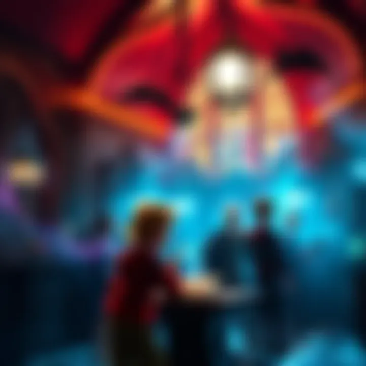 A vibrant scene from a TikTok vlog featuring characters in a magical Harry Potter setting, showcasing enchanting visuals and engaging storytelling.