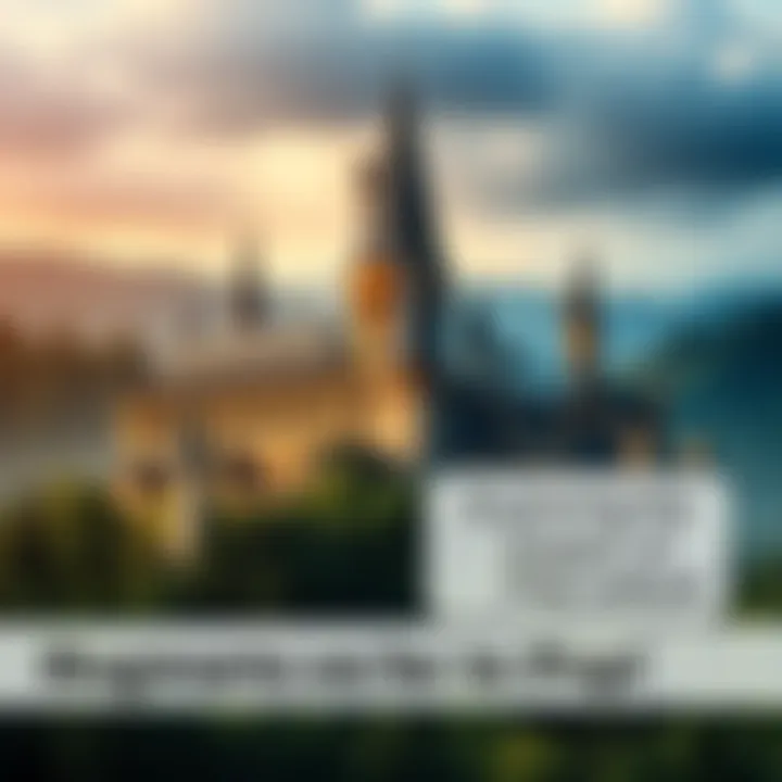 A detailed view of Hogwarts Castle surrounded by a lush forest, representing its magical presence in pop culture.