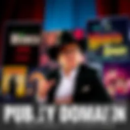 A film director discussing the impact of public domain works in Hollywood, surrounded by iconic film posters like Wicked and The Green Knight.