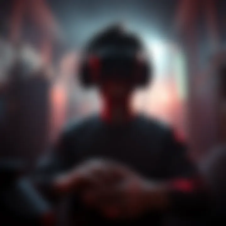 A solo developer working on a horror game using Unreal Engine, showcasing a dark and eerie setting with a first-person perspective.