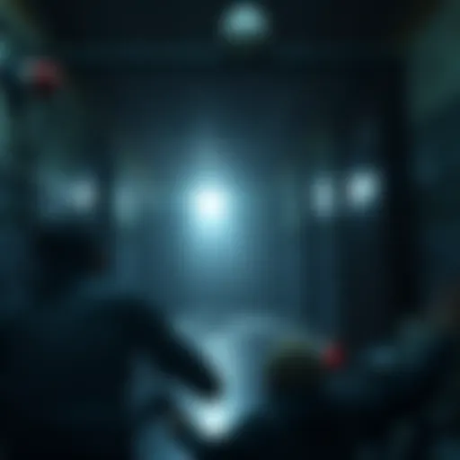 A chilling scene from a PSX style horror game featuring dark, eerie environments and unsettling visuals.