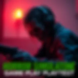 A player engaged in a dark horror simulation game about corpse disposal, with eerie visuals and a tense atmosphere.