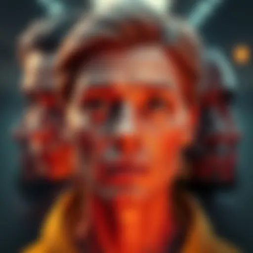 A high-resolution image of realistic human faces created with image generation tools, showcasing diverse features and expressions.