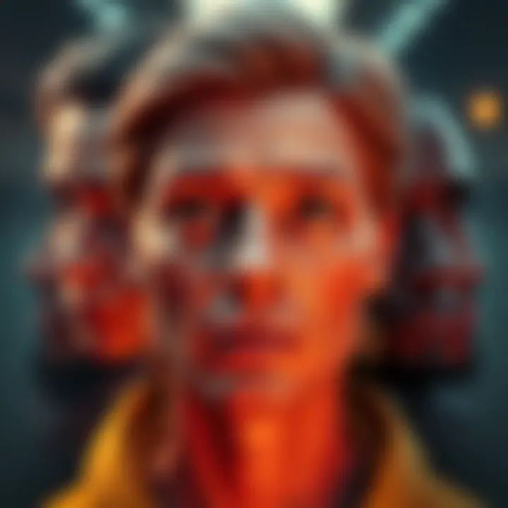 A high-resolution image of realistic human faces created with image generation tools, showcasing diverse features and expressions.