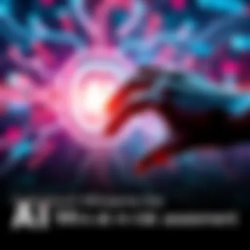 A human hand reaching out to a glowing AI interface, symbolizing the relationship between people and technology.