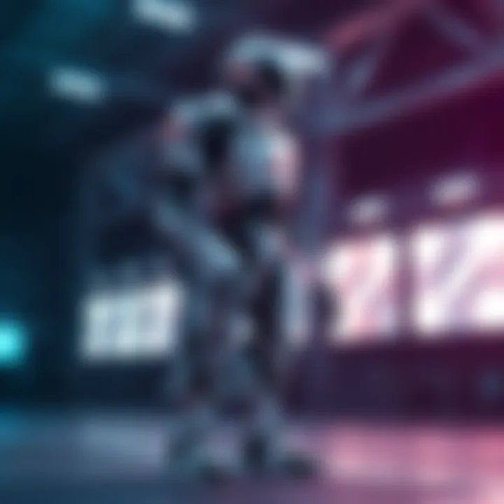 A biomimetic humanoid robot standing with its high-strength fiber body, showcasing strength and flexibility.