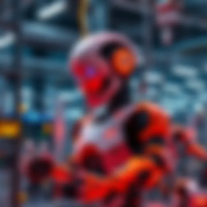 A humanoid robot being assembled in a factory setting, highlighting the production process at EngineAI's Shenzhen facility.