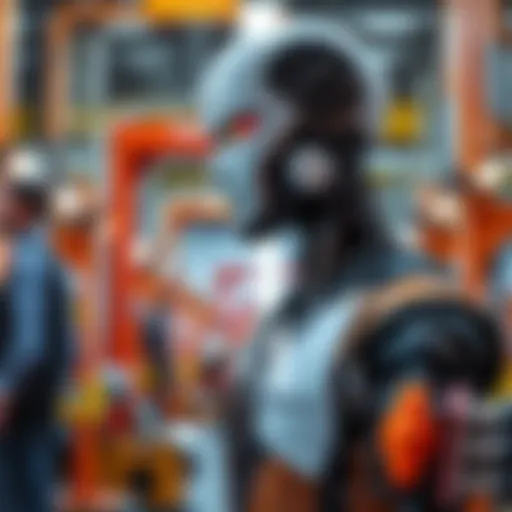 Humanoid robot being assembled at Tesla's Fremont plant, showcasing advancements in robotics technology