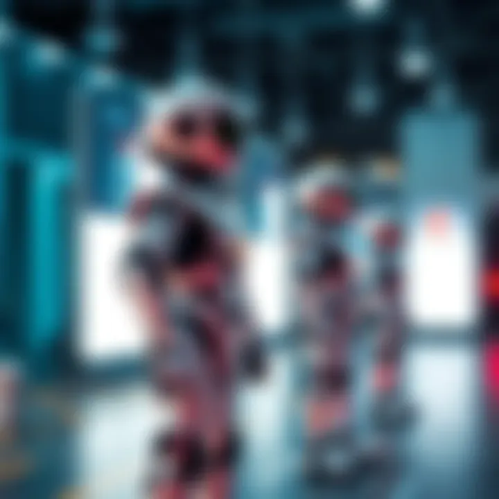 Humanoid Robots for Delivery Walker S2 humanoid robots lined up for delivery, showcasing their sleek design and advanced technology