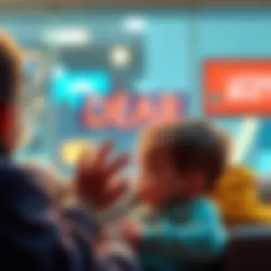 A playful social media post featuring a mix of funny text and light-hearted profanity, highlighting the contrast with toddlers.