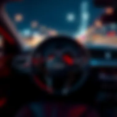 A new Hyundai car featuring its instrument cluster, showcasing the added charge for the display.