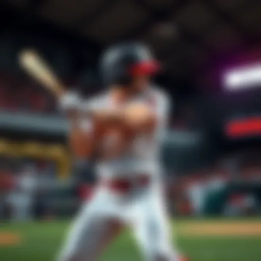 Icarus swings a baseball bat during a game, showcasing his athletic skills and focus.